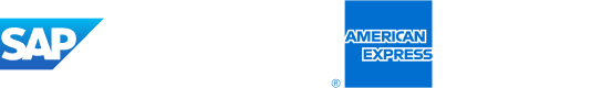 SAP Concur an dAmex GBT logos